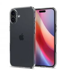 Spigen Чехол для iPhone 16, Liquid Crystal, Crystal Clear