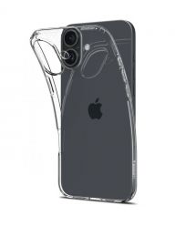 Spigen Чехол для iPhone 16, Liquid Crystal, Crystal Clear