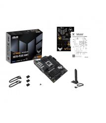 ASUS Материнcкая плата TUF GAMING X870-PLUS WIFI sAM5 X870 4xDDR5 M.2 HDMI WiFi BT ATX