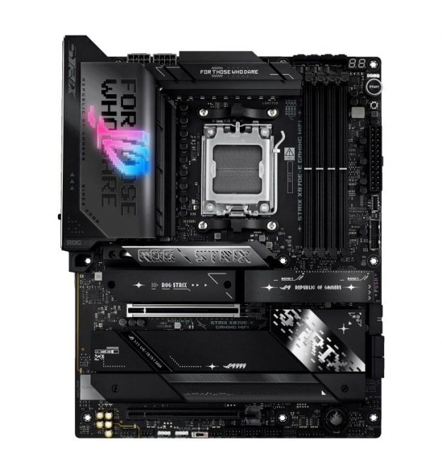 ASUS Материнcкая плата ROG STRIX X870E-E GAMING WIFI sAM5 X870E 4xDDR5 M.2 HDMI WiFi BT ATX