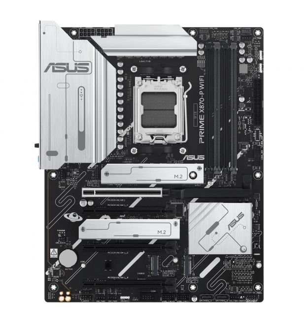 ASUS Материнcкая плата PRIME X870-P WIFI sAM5 X870 4xDDR5 M.2 HDMI WiFi BT ATX