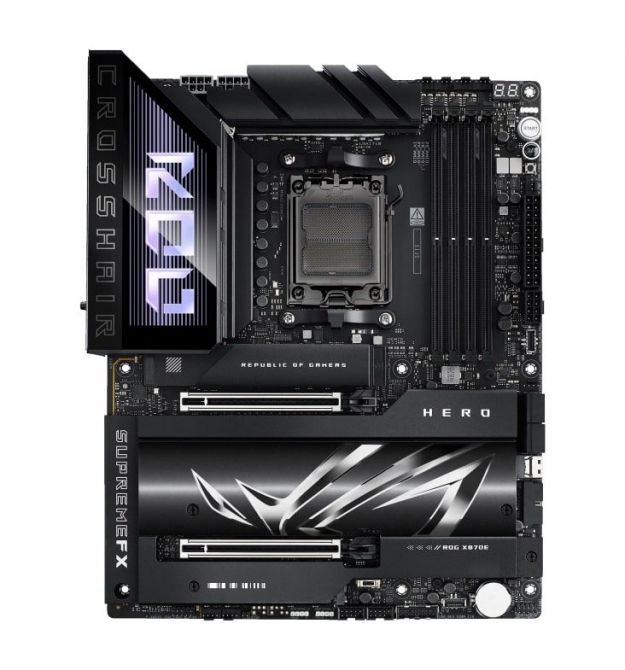 ASUS Материнcкая плата ROG CROSSHAIR X870E HERO sAM5 X870E 4xDDR5 M.2 HDMI WiFi BT ATX