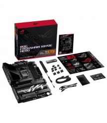 ASUS Материнcкая плата ROG CROSSHAIR X870E HERO sAM5 X870E 4xDDR5 M.2 HDMI WiFi BT ATX