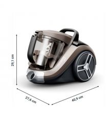 Rowenta Пылесос контейнерный Compact Power XXL Animal Kit, 900Вт, конт пыль -2.5л, HEF system, бронзовый