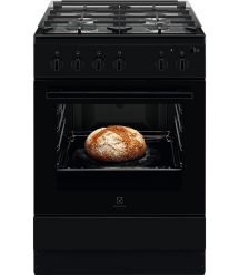 Electrolux Плита газовая, 59л, 60x60см, чугун, черный