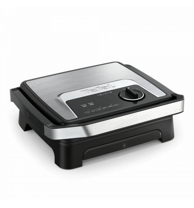 Tefal Гриль прижимной Inicio Classic 2000Вт, темп. режимов-3, металл, черный