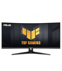 ASUS Монитор 34" TUF Gaming VG34VQ3B 2xHDMI, 2xDP, 4xUSB, MM, VA, 3440x1440, 21:9, 180Hz, 1ms, DCI-P3 90%, CURVED, Adapti