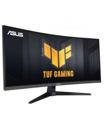 ASUS Монитор 34" TUF Gaming VG34VQ3B 2xHDMI, 2xDP, 4xUSB, MM, VA, 3440x1440, 21:9, 180Hz, 1ms, DCI-P3 90%, CURVED, Adapti