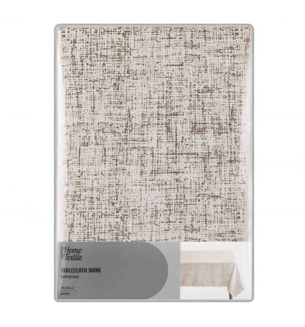 ARDESTO Скатерть Shine 140х180см, 100% полиэстер, золотистый