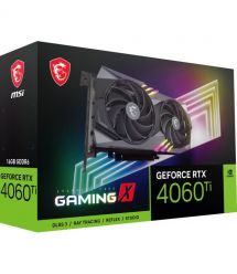 MSI Видеокарта GeForce RTX 4060 Ti 16GB GDDR6 GAMING X