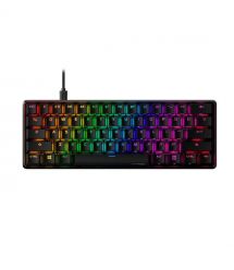 HyperX Клавиатура механическая Alloy Origins 60 61key, Red, USB-A, EN/UA, RGB, черный