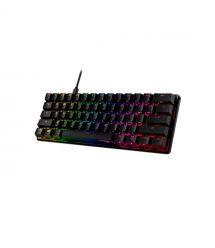 HyperX Клавиатура механическая Alloy Origins 60 61key, Red, USB-A, EN/UA, RGB, черный