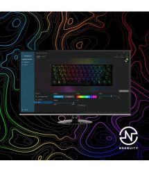 HyperX Клавиатура механическая Alloy Origins 60 61key, Red, USB-A, EN/UA, RGB, черный