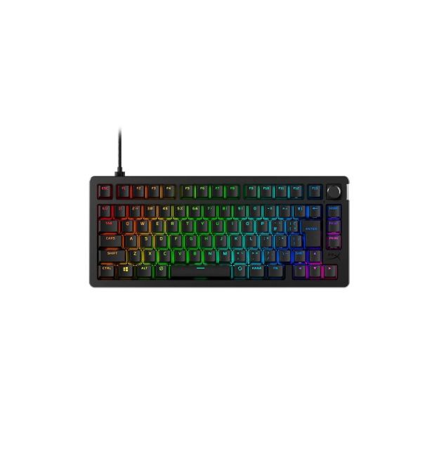HyperX Клавиатура механическая Alloy Rise 75key, Red, USB-A, EN/UA, RGB, черный
