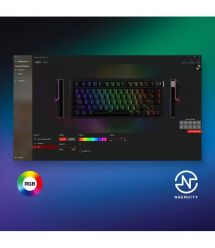 HyperX Клавиатура механическая Alloy Rise 75key, Red, USB-A, EN/UA, RGB, черный