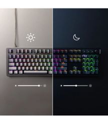 HyperX Клавиатура механическая Alloy Rise 106key, Red, USB-A, EN/UA, RGB, черный