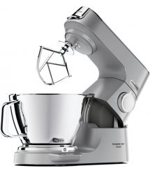 Kenwood Кухонная машина Titanium Chef Baker, 1200Вт, чаша-металл, корпус-металл, насадок-7, встроенные весы, серебристый