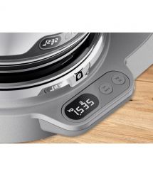 Kenwood Кухонная машина Titanium Chef Baker, 1200Вт, чаша-металл, корпус-металл, насадок-7, встроенные весы, серебристый