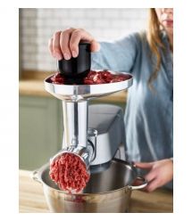 Kenwood Кухонная машина Titanium Chef Baker, 1200Вт, чаша-металл, корпус-металл, насадок-7, встроенные весы, серебристый