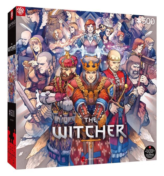 GoodLoot Пазл Gaming: The Witcher Northern Realms 500 ел.