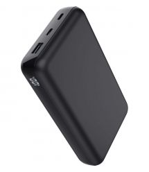 Trust Акумулятор портативний літій-іонний power bank Laro, 20000 мА·год, USB-A/2хUSB-C, 100w, чорний