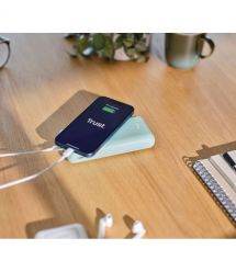 Акумулятор портативний літій-іонний power bank Trust Redoh, 20000мА·год, USB-A/2хUSB-C, 18W, QC 3.0, PD, зелений