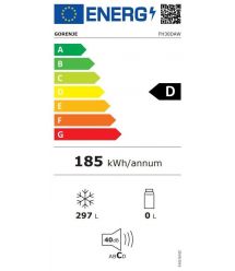 Gorenje Морозильный ларь, 297л, А+, ST, дисплей, белый