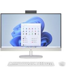 HP ПК Моноблок All-in-One 27" FHD IPS AG, Intel U7-155U, 16GB, F512GB, UMA, WiFi, кл+м, DOS, белый