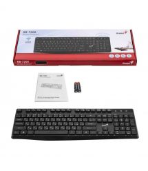 Genius Клавиатура мембрана KB-7200, 104key, WL, EN/UKR, черный