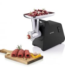 Мясорубка Gorenje, 2000Вт, 2.6кг/мин, 2 решетки, пластик/металл, черный