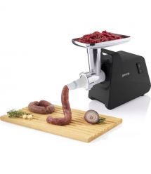 Мясорубка Gorenje, 2000Вт, 2.6кг/мин, 2 решетки, пластик/металл, черный