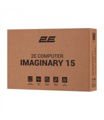 Ноутбук 2E Imaginary 15.6" FHD IPS AG, Intel i3-1215U, 8GB, F512GB, UMA, DOS, Чорний