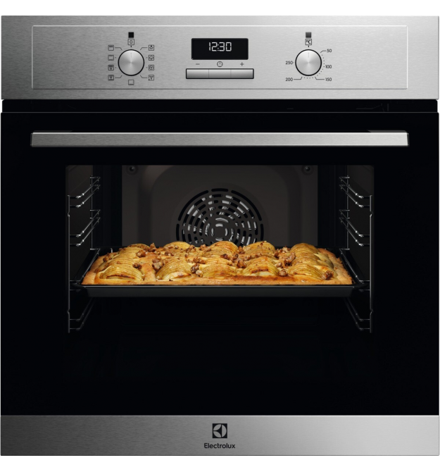 Electrolux Духовой шкаф электрический, 65л, A, пар, дисплей, конвекция, нерж