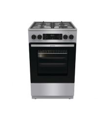 Gorenje Плита комби, 70л, 50x60см, дисплей, чугун, нерж