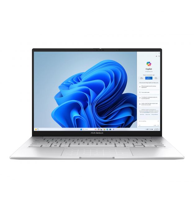 ASUS Ноутбук Zenbook 14 UX3405MA-QD056W 14" WUXGA OLED, Intel Ultra 5-125H, 16GB, F512GB, UMA, W11, Серебристый