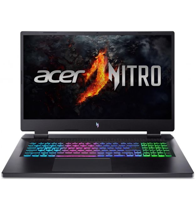 Acer Ноутбук Nitro 17 AN17-42 17.3" FHD IPS, AMD R7-8845HS, 32GB, F1TB, NVD4060-8, Lin, черный