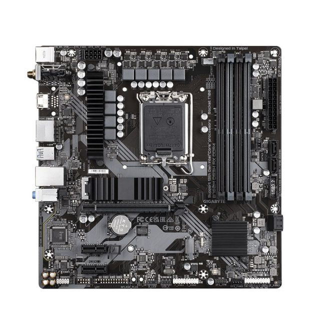 Gigabyte Материнская плата B760M DS3H AX DDR4 s1700 B760 4xDDR4 M.2 HDMI DP mATX