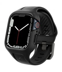 Spigen Чехол и ремешок 2в1 для Apple Watch 45mm Liquid Air Pro, Black