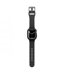 Spigen Чехол и ремешок 2в1 для Apple Watch 45mm Liquid Air Pro, Black