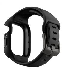 Spigen Чехол и ремешок 2в1 для Apple Watch 45mm Liquid Air Pro, Black