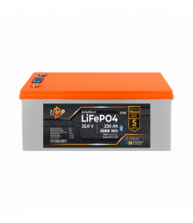 Акумулятор LP LiFePO4 25,6V - 230 Ah (5888Wh) (BMS 200A/200А) пластик LCD Smart BT