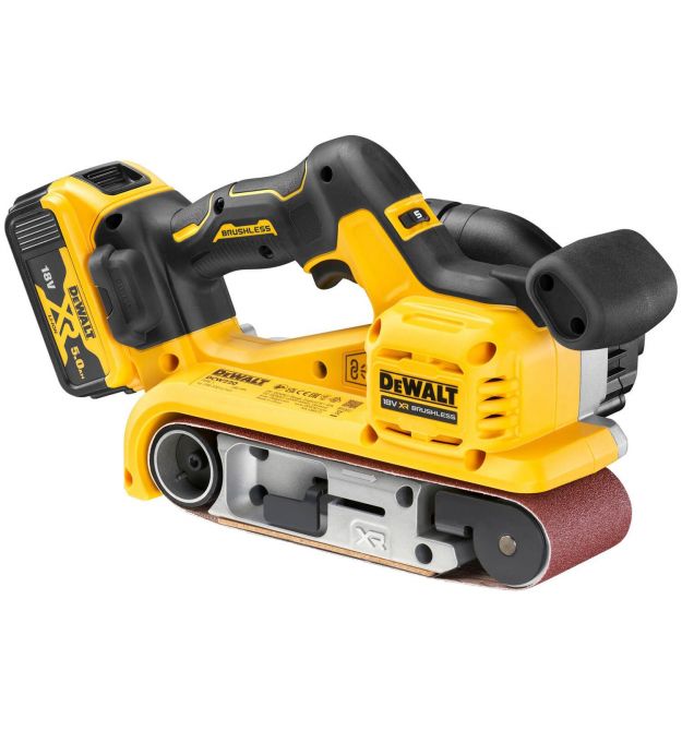 Шліфмашина стрічкова акумуляторна безщіткова DeWALT DCW220P2