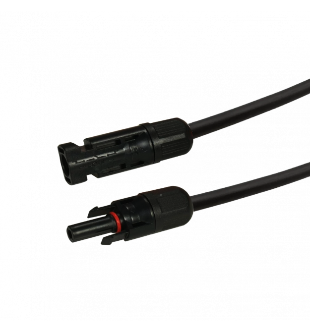 Кабель для солнечных электростанций H1Z2Z2-K 1*4 1.5 м черный (папа/мама)