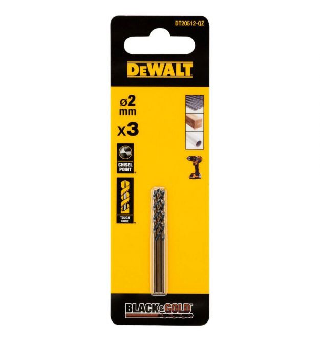 Свердло по металу EXTREME Black & Gold DeWALT DT20512