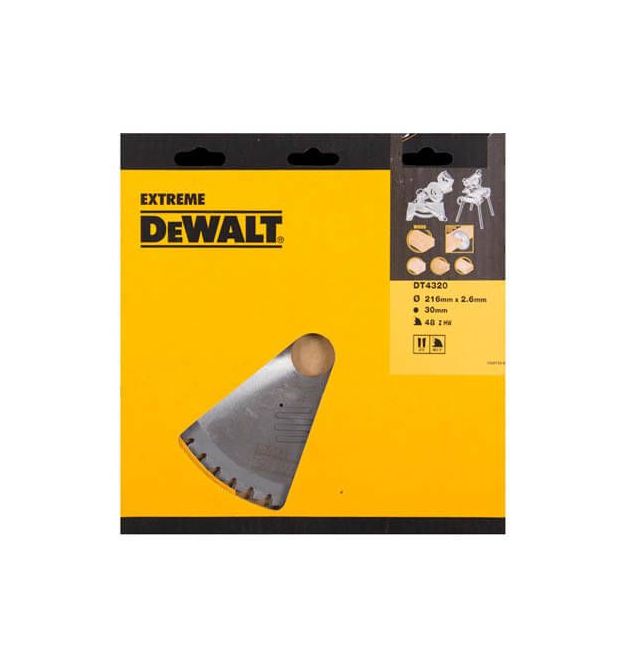 Диск пильный EXTREME WORKSHOP DeWALT DT4320