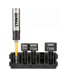 Кассета с набором торцевых магнитных головок и магнитным держателем DeWALT DT70826