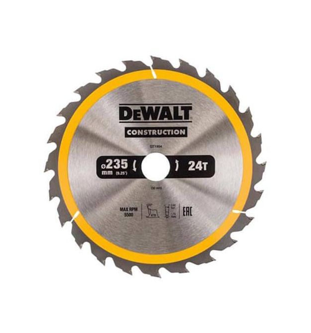 Диск пильный СONSTRUCTION DeWALT DT1954