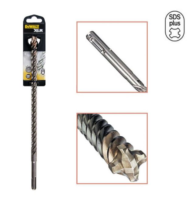 Бур SDS-Plus, XLR, 4 кромки, 8x110x50 мм DeWALT DT8922