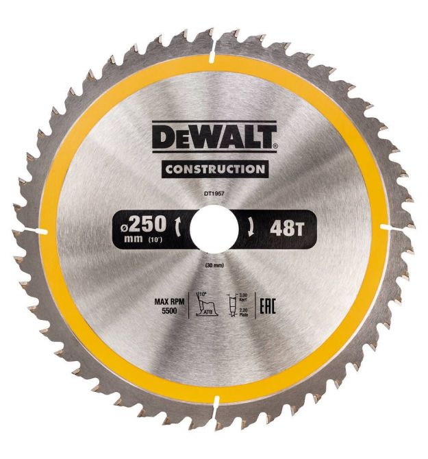 Диск пильный DeWALT DT1957