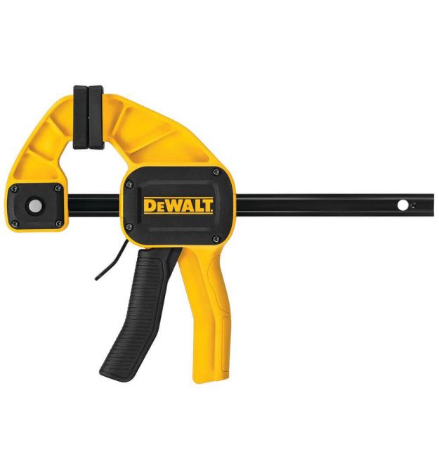 Струбцина L триггерна з максимальним зусиллям стиснення 135 кг DeWALT DWHT0-83192